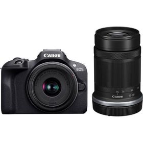 キヤノン ミラーレス一眼カメラ「EOS R100」ダブルズームキット Canon EOSR100-WZK 返品種別A