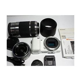 【中古】 ソニー SONY α NEX-5Rダブルズームレンズキット ホワイト NEX-5RY/W 当店保証30日間 人気 ミラーレス 一眼レフ 交換レンズ カメラ