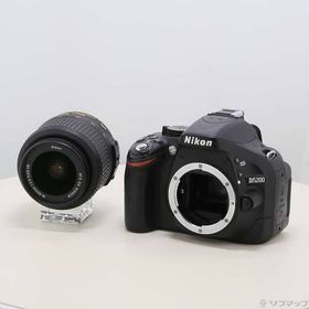 【中古】Nikon(ニコン) NIKON D5200 18-55 VR レンズキット ブラック 【262-ud】