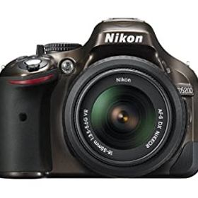【中古】(非常に良い)Nikon デジタル一眼レフカメラ D5200 レンズキット AF-S DX NIKKOR 18-55mm f／3.5-5.6G VR付属 ブロンズ D5200LKBZ