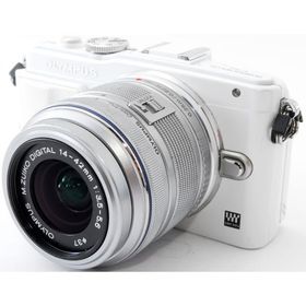 オリンパス ミラーレス OLYMPUS PEN Lite E-PL6 レンズキット ホワイト 中古 新品SDカード付き 届いてすぐに使える 動画撮影 手振れ補正