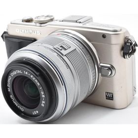 オリンパス ミラーレス一眼 OLYMPUS PEN Lite E-PL6 レンズキット シルバー 中古 新品SDカード付き 届いてすぐに使える 動画撮影 手振れ補正