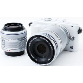 オリンパス ミラーレス OLYMPUS PEN Lite E-PL6 ダブルズーム ホワイト 中古 新品SDカード付き 届いてすぐに使える 動画撮影 お得なダブルレンズ
