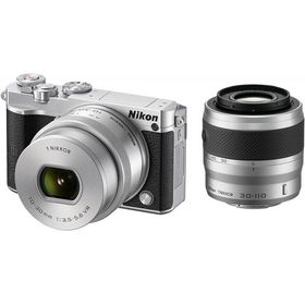 Nikon Nikon1 J5 ダブルズームキット シルバー 良品 動作確認済み 1ヶ月保証付 小型軽量 ミラーレス
