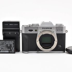 ★良品★ フジフイルム FUJIFILM X-T10 シルバー 充電器付き ARYM7150 #342