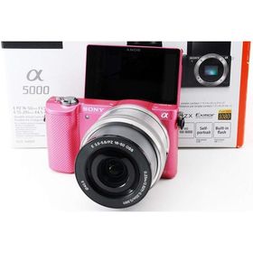SONY α5000 ズームレンズキット ピンク 良品 動作確認済み 1ヶ月保証付 高性能