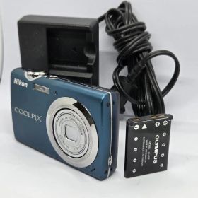 【スマホ転送OK】ニコン Nikon COOLPIX S230 ブルー