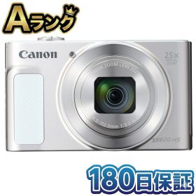 【中古】 整備済み品 Canon コンパクトデジタルカメラ PowerShot SX620 HS ホワイト 本体 光学25倍ズーム Wi-Fi対応 PSSX620HSWH 徹底除菌清掃済 高品質 送料無料 翌日配送 キャノン パワーショット デジカメ 白 中古 180日保証