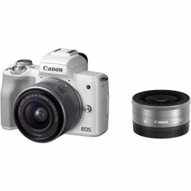 【中古】 キヤノン Canon ミラーレス一眼カメラ EOS Kiss M ホワイト ダブルレンズキット 当店保証30日間 人気 ミラーレス一眼 ミラーレス デジタルカメラ 中古