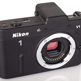 【中古】【39shop】Nikon★ミラーレス一眼カメラ Nikon 1 ニコンワン V1 ブイワン ボディ ブラック N1 V1 BK(非常に良い)
