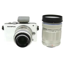 中古 ミラーレス一眼OLYMPUS オリンパスE-PL3 Wズームキット 13693コンディションランク【C】（商品 No.75-0）