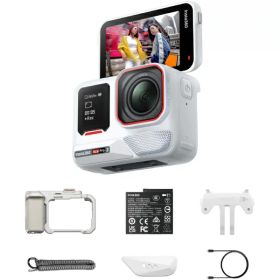 INSTA360｜インスタ360 アクションカメラ Insta360 Ace Pro 2 ストリート撮影キット（シングルバッテリー：ムーンライト・シルバー） アークティックホワイト CINSBBGA-ACEPRO2128 [4K対応 /防水]
