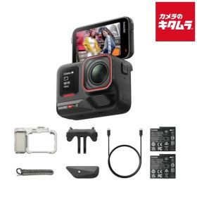 Insta360 Ace Pro2 ストリート撮影キット ミッドナイトブラック デュアルバッテリー：ムーンライト・シルバー（CINSBBGA-ACEPRO246） インスタ360 エースプロ2 アクションカメラ 8K ライカレンズ 小型 防水 Vlog 黒 《納期未定》