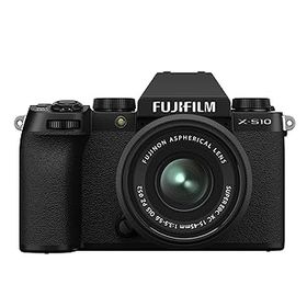 【中古】［非常に良い］富士フイルム(FUJIFILM) ミラーレスデジタルカメラ X-S10 レンズキット(XC15-45) F X-S10LK-1545 ブラック