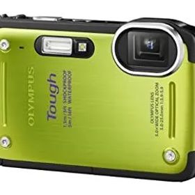 【中古】OLYMPUS デジタルカメラ TG-620 1200万画素 5m防水 裏面照射型CMOS 広角28mm グリーン TG-620 GRN
