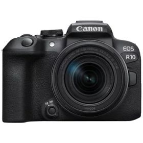 Canon ミラーレス一眼カメラ EOS R10 レンズキット(RF-S18-150)ブラック/APS-C/EOSR10-18150ISSTMLK