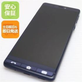 美品 シンプルスマホ5 ネイビーブルー スマホ 白ロム 土日祝発送OK 01000