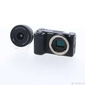 〔中古〕SONY(ソニー) VLOGCAM ZV-E10 II パワーズームレンズキット ブラック ZV-E10M2K B〔344-ud〕