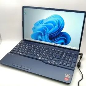 Fujitsu LIFEBOOK AH AH50/G2 FMVA50G2L メタリックブルー【R7-5700U 8G 512G(SSD) DVDマルチ WiFi 15.6LCD】