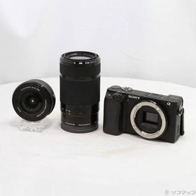 〔中古〕SONY(ソニー) α6400 ILCE-6400Y ダブルズームレンズキット ブラック〔262-ud〕