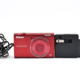 【極上美品】Nikon COOLPIX S6200 レッド＊221