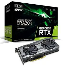 ELSA GeForce RTX 3060 ERAZOR (GD3060-12GEREZ) RTX3060/12GB(GDDR6)/PCI-E