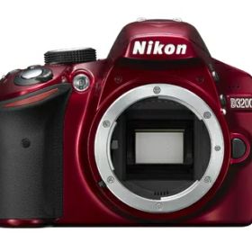 【中古】 Nikon デジタル一眼レフカメラ D3200 ボディー レッド D3200RD