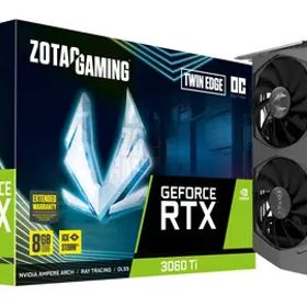 ZOTAC GAMING GeForce RTX 3060 Ti Twin Edge OC LHR（ZT-A30610H-10MLHR） RTX3060Ti/8GB(GDDR6)/PCI-E
