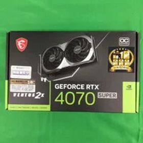 中古 MSI GeForce RTX 4070 SUPER 12G VENTUS 2X OC (RTX4070 SUPER 12GB) 163393 状態： C:並品