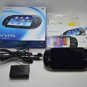 【中古】【非常に良い】PlayStation Vita (プレイステーション ヴィータ) Wi‐Fiモデル クリスタル・ブラック (PCH-1000 ZA01) 【メーカー生産終了】