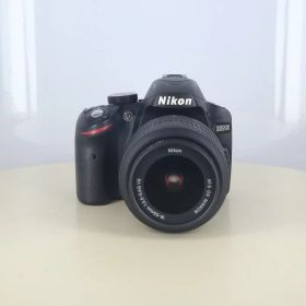 【中古】 (ニコン) Nikon D3200 レンズキット ブラック【中古カメラ デジタル一眼】 ランク：C