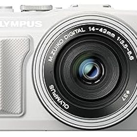 【中古】【39shop】OLYMPUS★ミラーレス一眼 PEN Lite E-PL6 EZレンズキット ホワイト E-PL6 EZ LKIT WHT（良い）