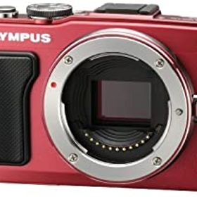 【中古】OLYMPUS ミラーレス一眼 PEN Lite E-PL6 ボディ レッド E-PL6 BODY RED