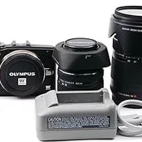 【中古】OLYMPUS ミラーレス一眼 PEN Lite E-PL6 ダブルズームキット ブラック E-PL6 DZKIT BLK