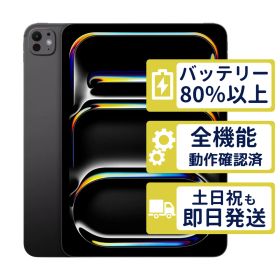 【極美品】iPad Pro 11 M5 Wi-Fi 256GB <第6世代>【A3357】 < MDWK4J/A >｜スペースブラック｜本体【バッテリー100％】【整備済製品】9QQ0