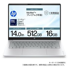 HP ノートPC OmniBook 3 14-ht0011TU (14型/ Windows11/ Core Ultra 5 225U/ メモリ 16GB/ SSD 512GB) Laptop 14-ht0000TU DD1V1PA-AAAE 返品種別A
