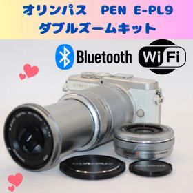 ★ショット数6498回★ オリンパス E-PL9 ダブルズームキット ミラーレス