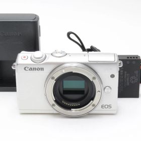 AB (良品) Canon キヤノン EOS M100 ボディ ホワイト 初期不良返品無料 9-78