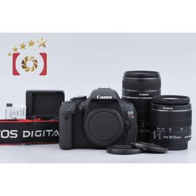 【中古】Canon キヤノン EOS Kiss X5 ダブルズームレンズキット シャッター回数僅少