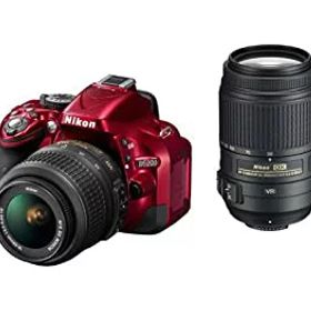 【中古】「非常に良い」Nikon デジタル一眼レフカメラ D5200 ダブルズームキット AF-S DX NIKKOR 18-55mm f/3.5-5.6G VR/ AF-S DX NIKKOR 55-300mm f/4.5-5.6G ED VR レ