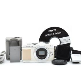 ★《ショット数 5329回》 OLYMPUS オリンパス E-PL7 ボディ ホワイト 付属品多数★ #631