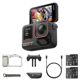 insta360 Ace Pro 2 ストリート撮影キット (デュアルバッテリー:ムーンライト・シルバー) ミッドナイトブラック CINSBBGA-ACEPRO246 [CINSBBGAACEPRO246]