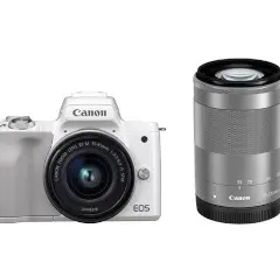 Canon EOS Kiss M ダブルズームキット ホワイト