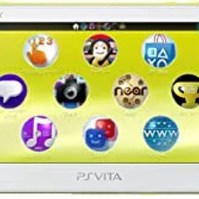 【中古】PlayStation Vita Wi-Fiモデル ライムグリーン/ホワイト (PCH-2000ZA13)（メーカー生産終了）