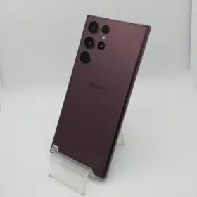 SAMSUNG docomo 【SIMフリー】 Galaxy S22 Ultra バーガンディ 12GB 256GB SC-52C