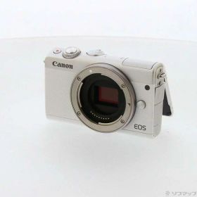 【中古】Canon(キヤノン) ミラーレス一眼カメラ EOS M100 ボディ ホワイト 【258-ud】