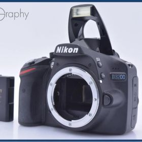 【美品・動作保証】 ニコン Nikon D3200 バッテリー、メモリーカード付属 同梱無料 #my1463