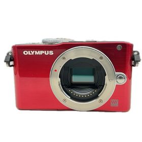 オリンパス OLYMPUS ミラーレス一眼 PEN Lite E-PL3 レッド【中古】