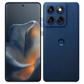 【中古】【安心保証】 motorola edge 60[128GB] UQモバイル ジブラルタルシーネイビー