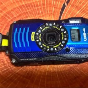 RICOH WG 4 GPS 本体 ブルー デジタルカメラ
